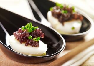 Ein Hauch Luxus - Wachtelei und frischer Kaviar