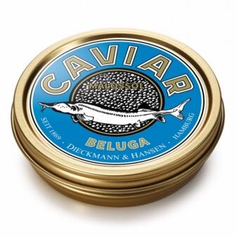 Frischer Beluga-Kaviar (Huso huso)